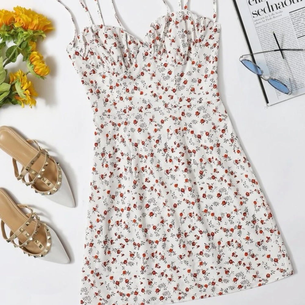 Ditsy Floral Mini Dress